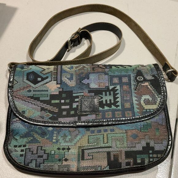 Vintage Victoria's Secret Tapestry Shoulder Bag - Picture 1 of 11